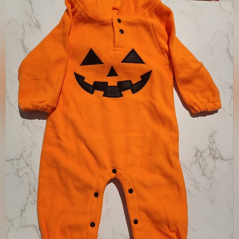 NWOT Baby Pumpkin Costume Onesie Size EU 90/US 2T - Picture 3 of 5